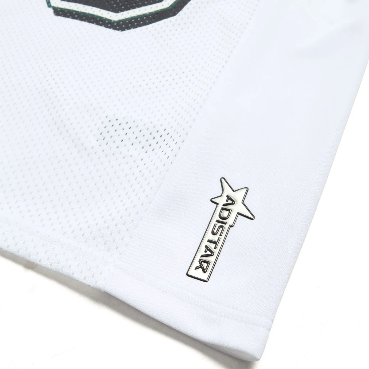 Adidas Tyshawn Jersey - White/Ice Gold Metallic/Collegiate Green - Image 4