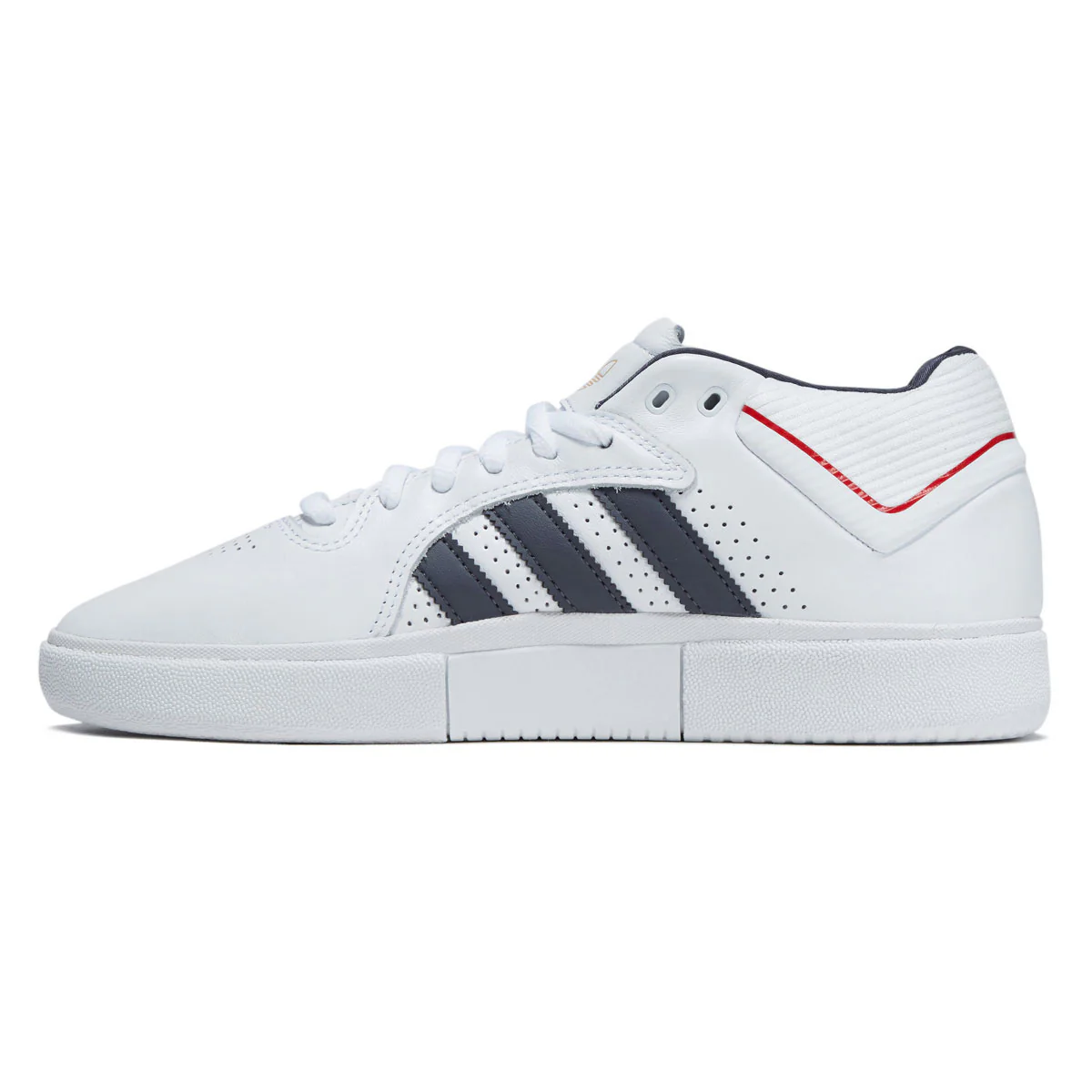 Adidas Tyshawn Shoes - Ftwr White/Aurora Onix/Collegiate Red - Image 2