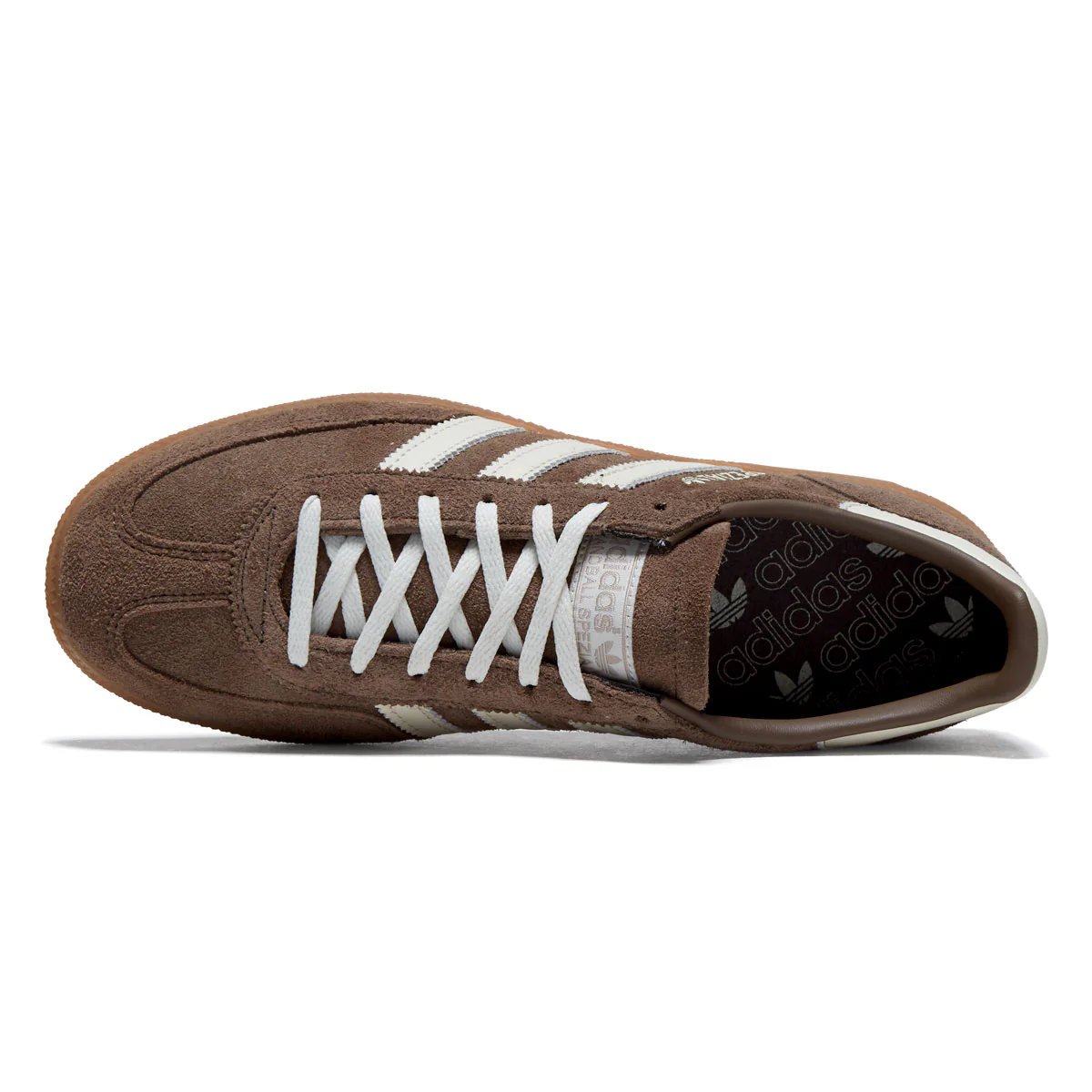 Adidas Womens Handball Spezial Shoes - Earth Strata/Off White/Gum - Image 3