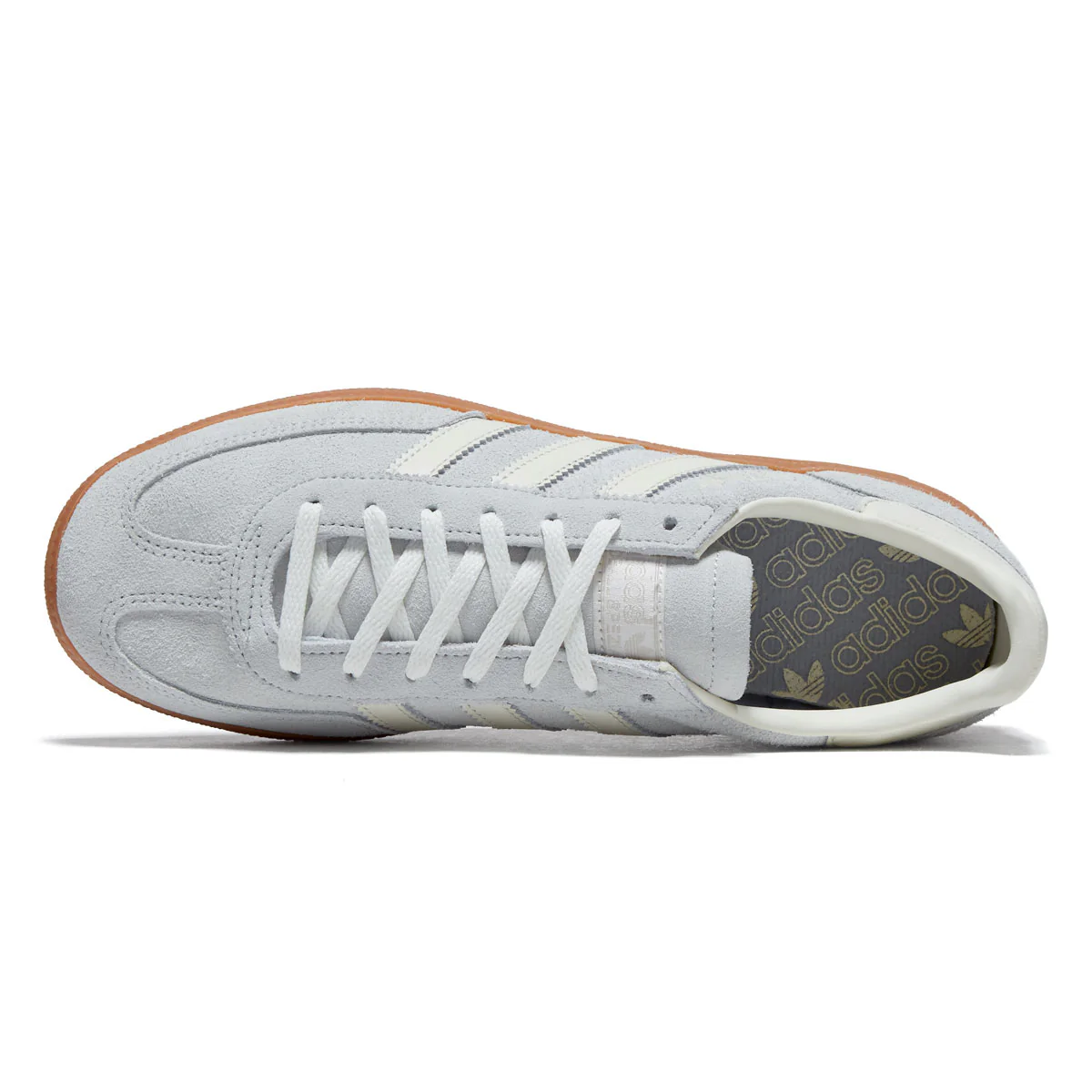 Adidas Womens Handball Spezial Shoes - Wonder Silver/Off White/Gum - Image 3