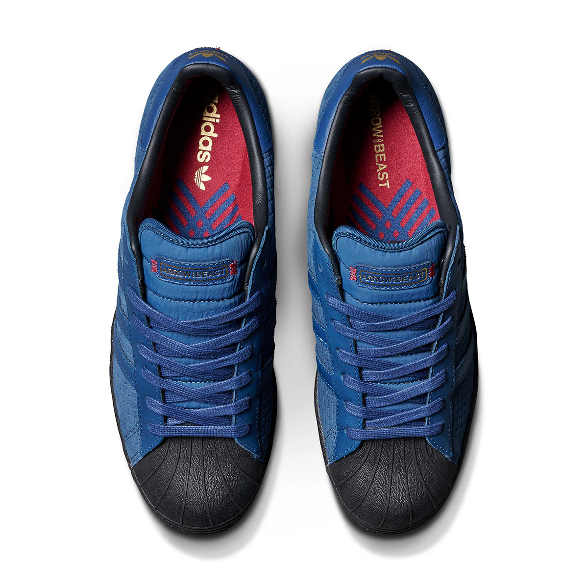 Adidas x Arrow & Beast Superstar ADV Shoes - Night Marine/Core Black - Image 5