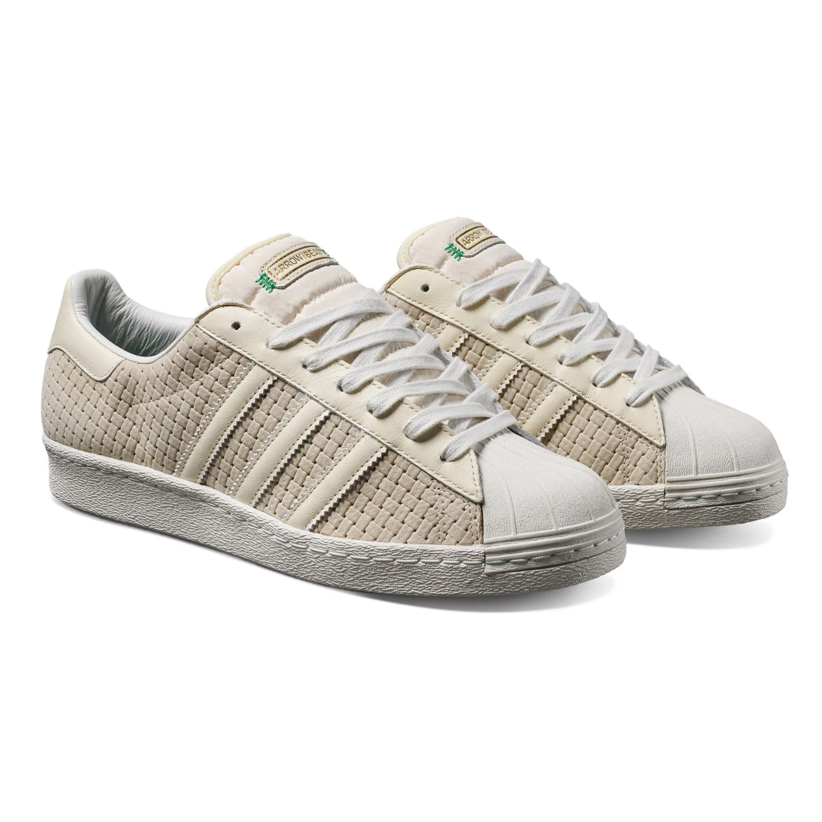 Adidas x Arrow & Beast Superstar ADV Shoes - Wonder White/Crystal White - Image 2