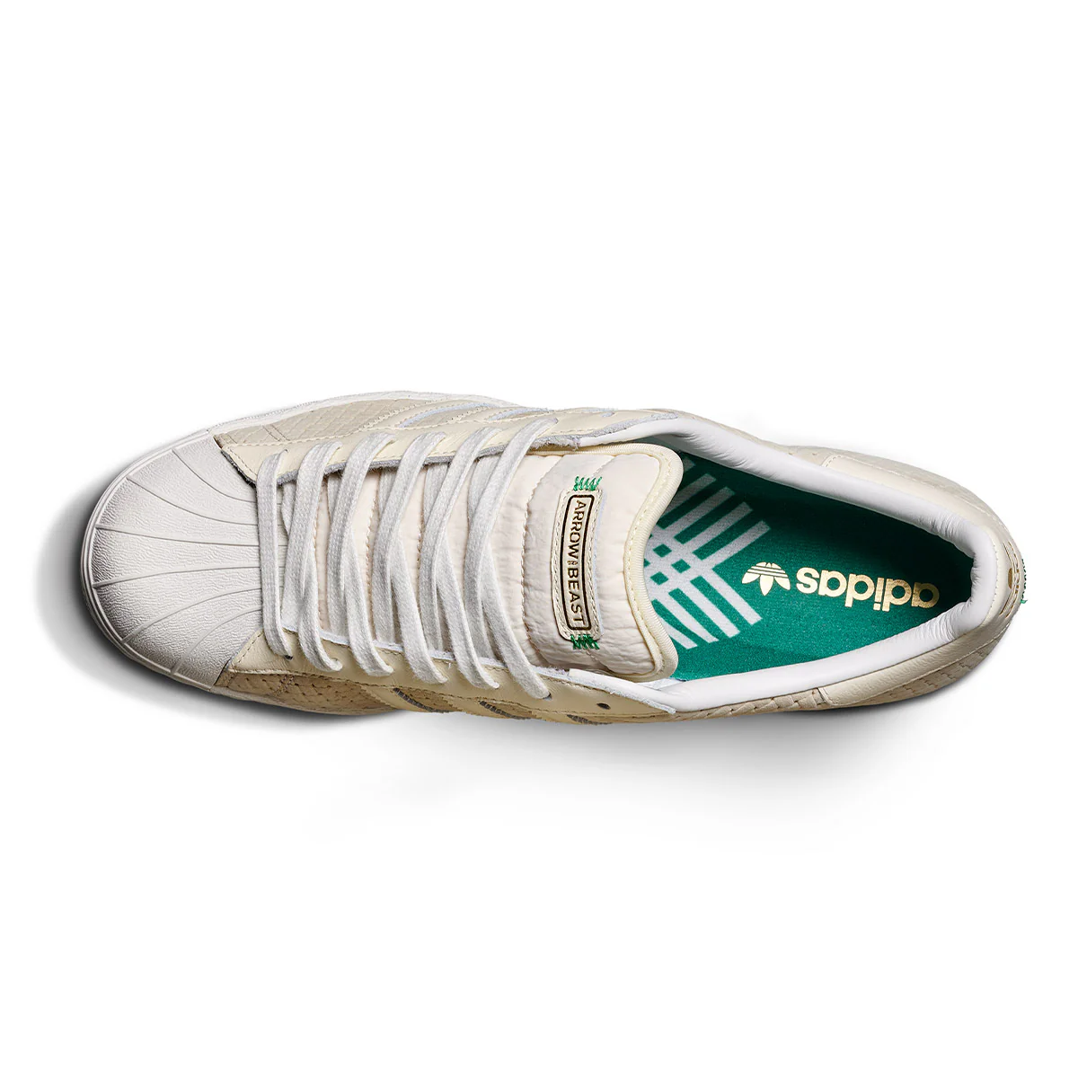 Adidas x Arrow & Beast Superstar ADV Shoes - Wonder White/Crystal White - Image 3