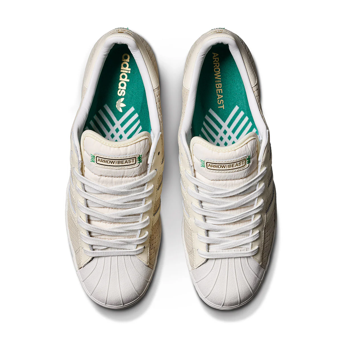 Adidas x Arrow & Beast Superstar ADV Shoes - Wonder White/Crystal White - Image 5