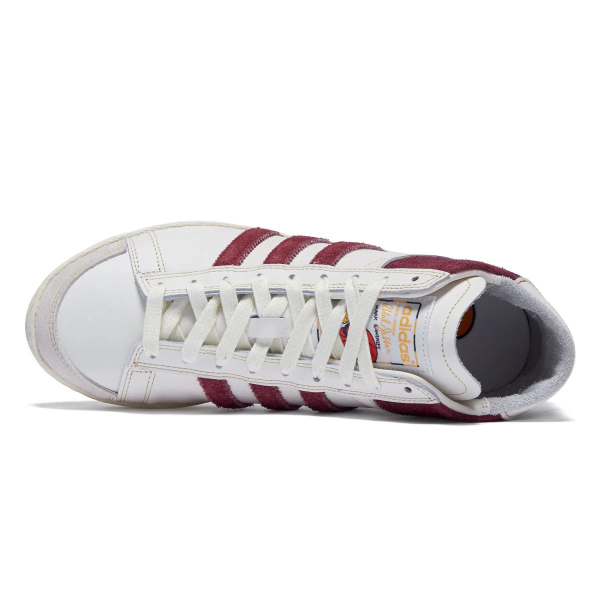 Adidas x Mark Gonzales Jabbar Hi Shoes - Alumina/Chalk White/Shadow Red - Image 3
