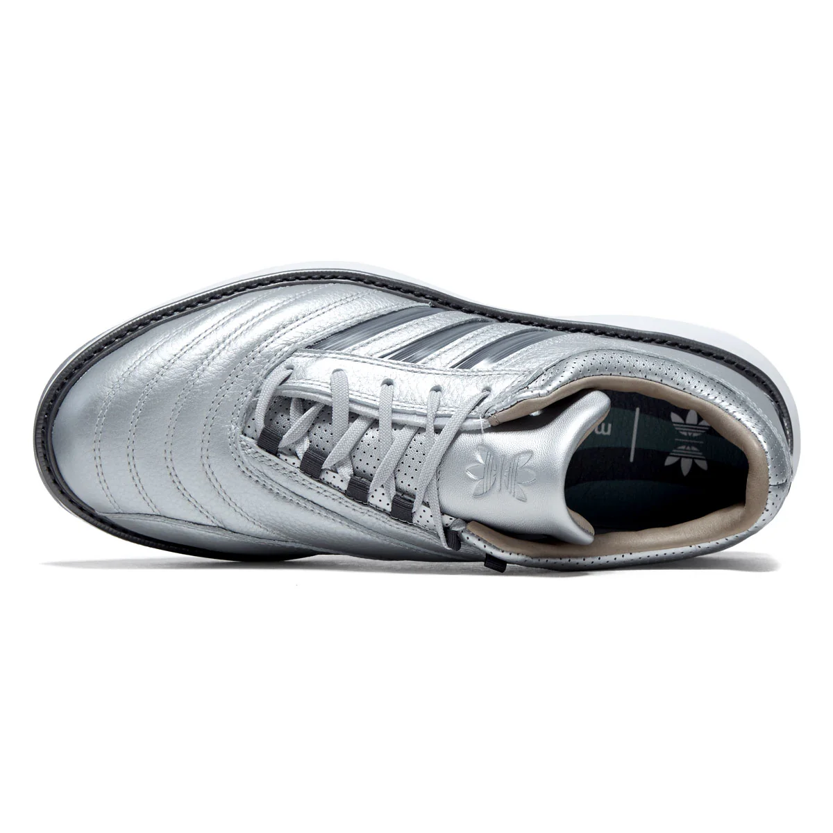 Adidas x Metalwood MC70 Golf Shoes - Silver Metallic/Iron Metallic/Grey - Image 3
