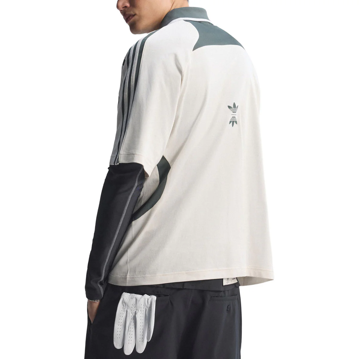 Adidas x Metalwood Originals Polo Shirt - Chalk White - Image 2