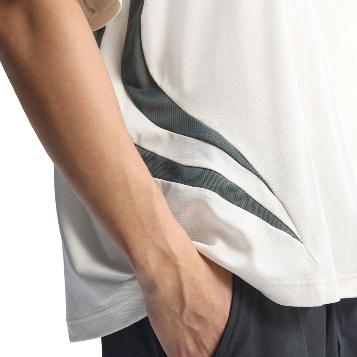 Adidas x Metalwood Originals Polo Shirt - Chalk White - Image 4