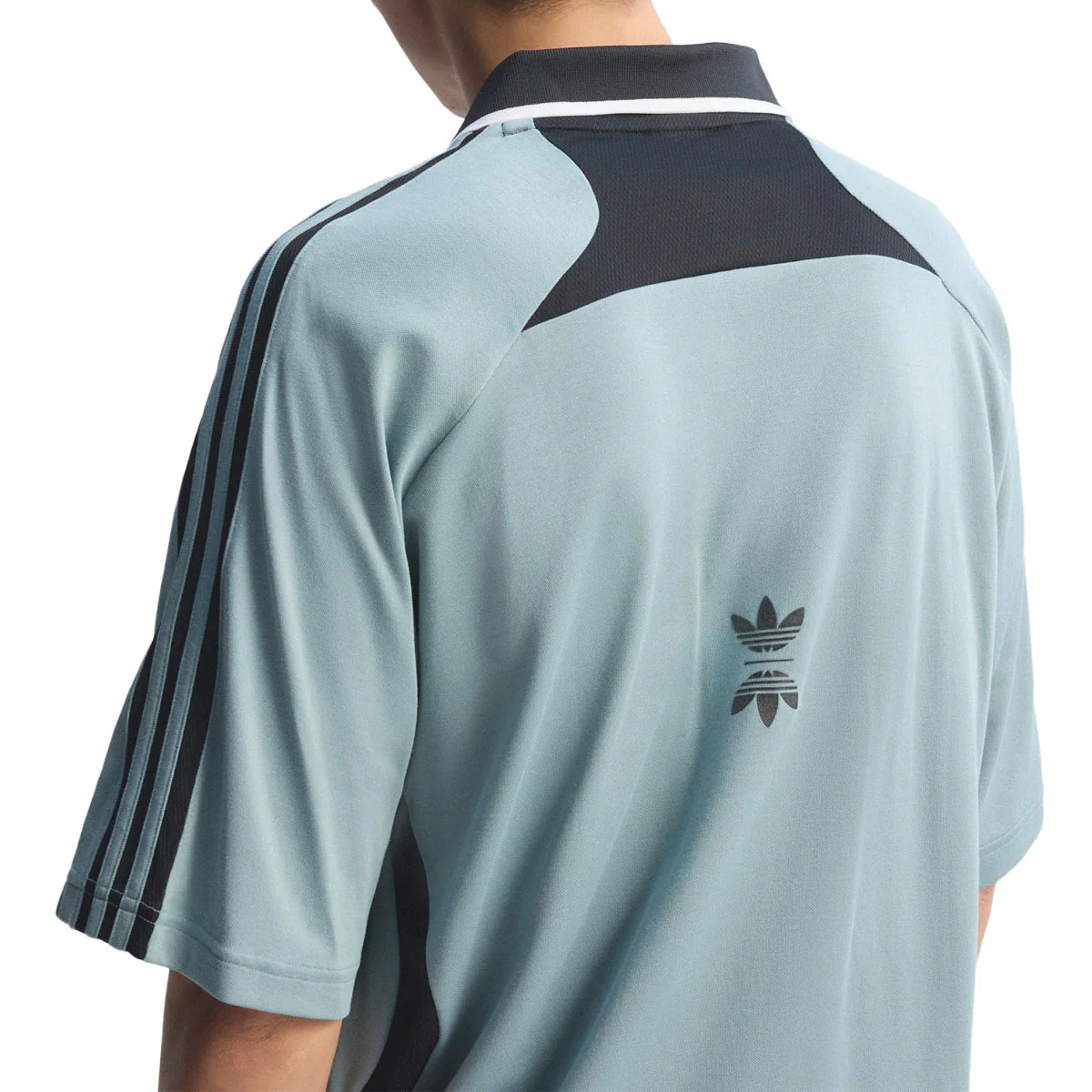 Adidas x Metalwood Originals Polo Shirt - Green Earth - Image 5