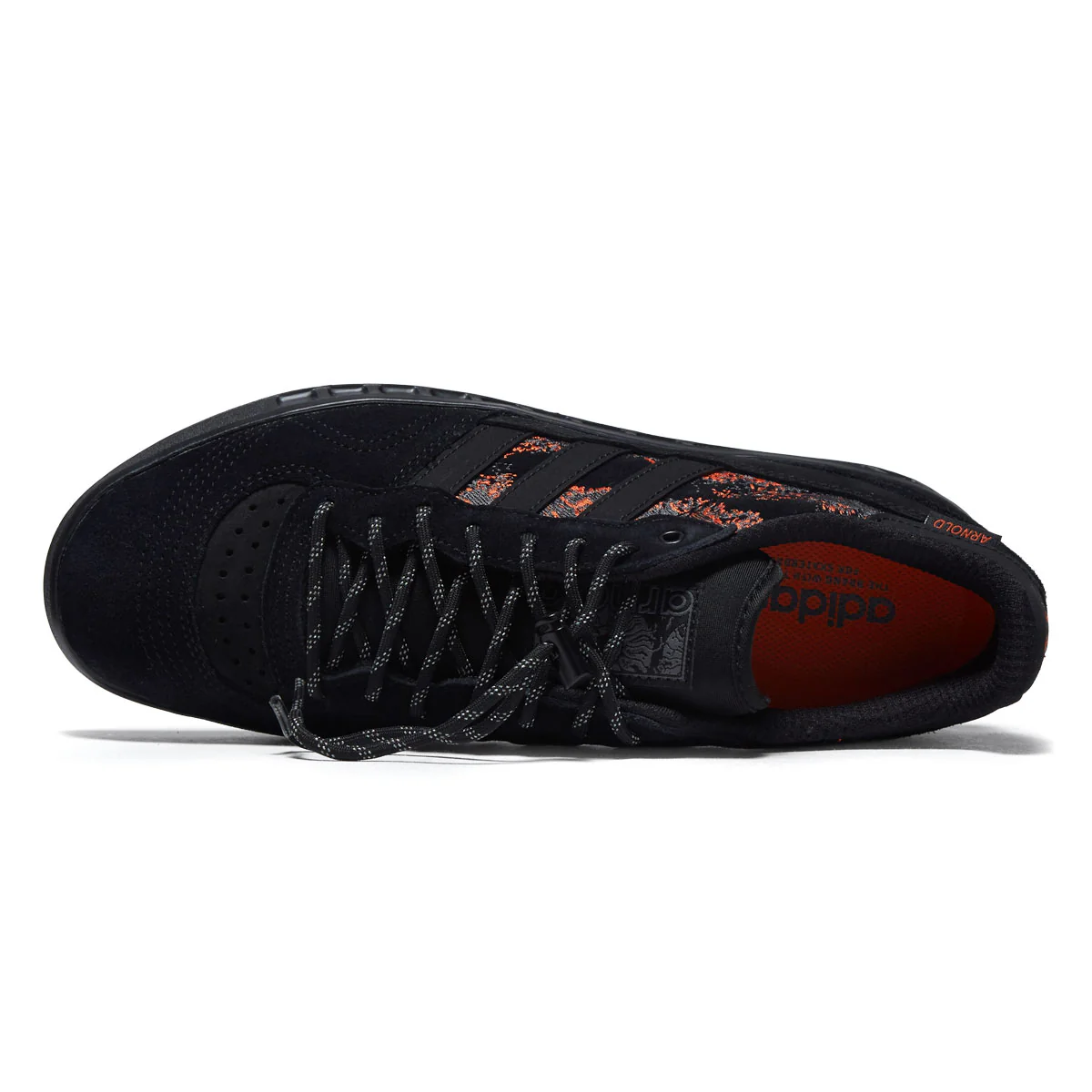 Adidas x Mike Arnold Handball Top Shoes - Core Black/Core Black/Semi Impact Orange - Image 3