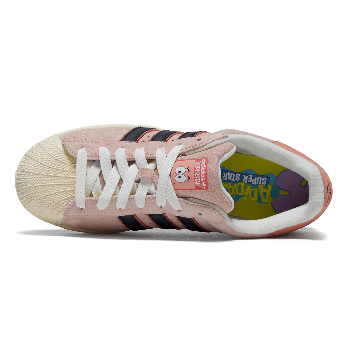 Adidas x Spongebob Patrick Superstar II Shoes - Pink/Core Black/Wonder Clay - Image 3