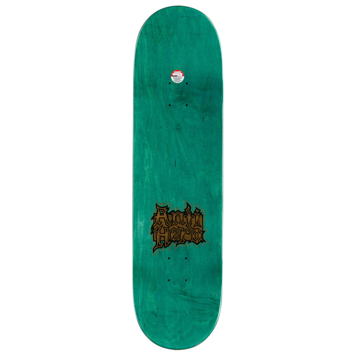 Anti-Hero Cardiel Medieval Skateboard Deck - Black - 8.62" - Image 2