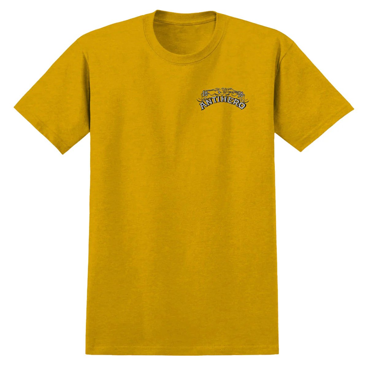Anti-Hero Customs T-Shirt - Heather Mustard - Image 2
