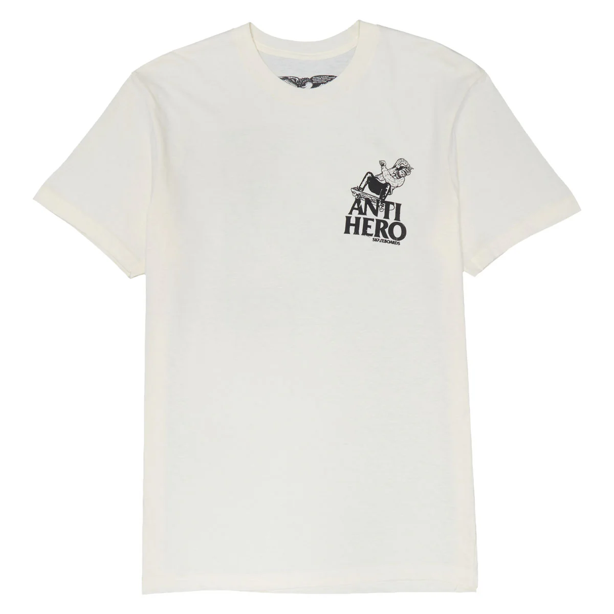 Anti-Hero Hewitt Lance T-Shirt - Cream/Black - Image 2