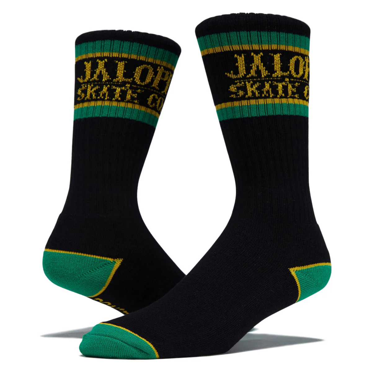 Anti-Hero I'm Lost Too Socks - Black/Green/Yellow - Image 2