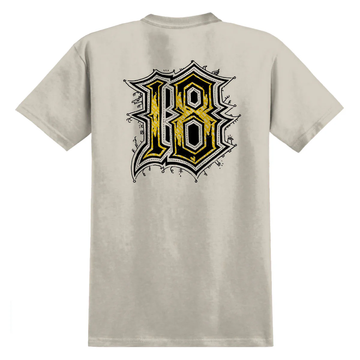 Anti-Hero Medieval T-Shirt - Heather Creme - Image 2