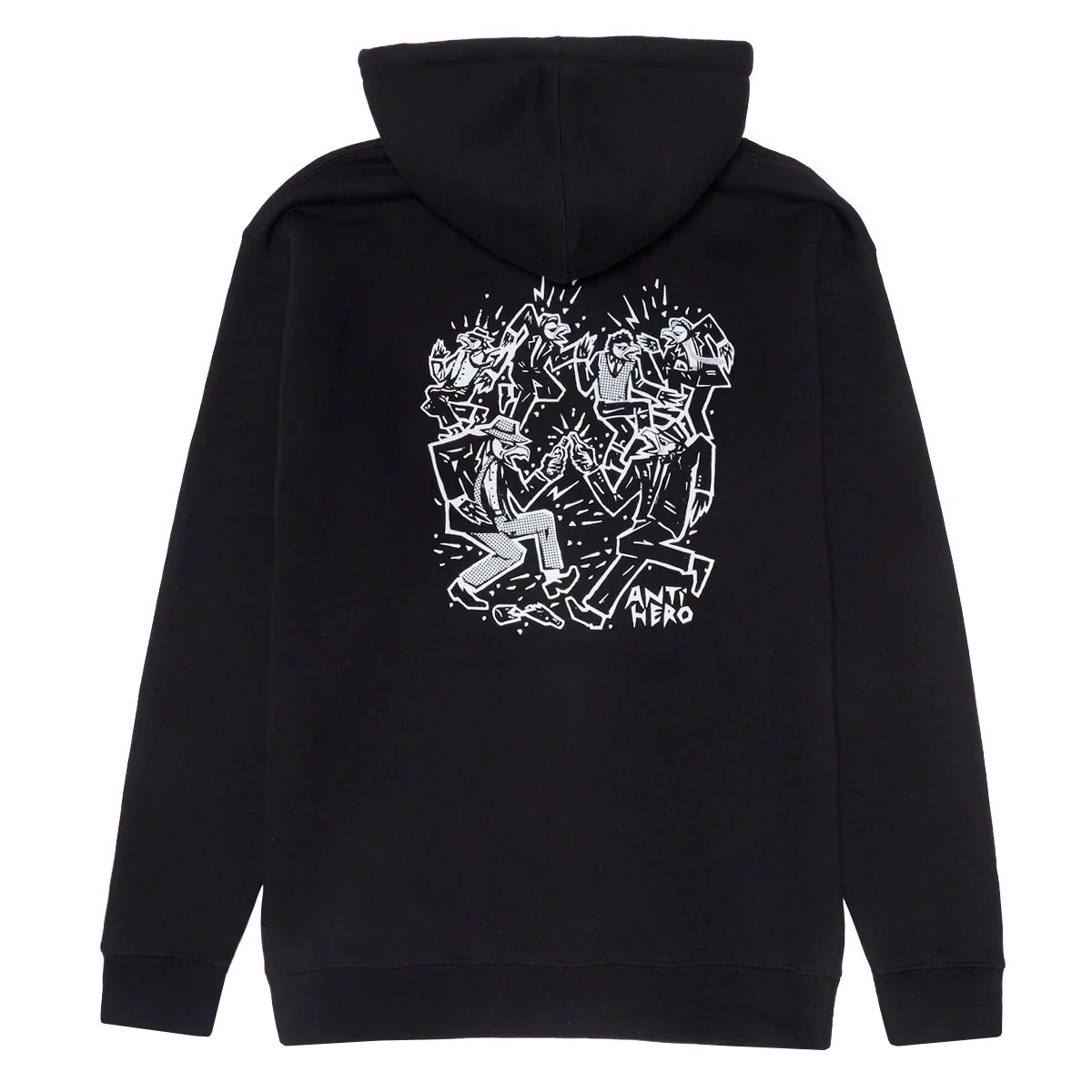 Anti-Hero Ruder Bwoys Hoodie - Black/White - Image 2