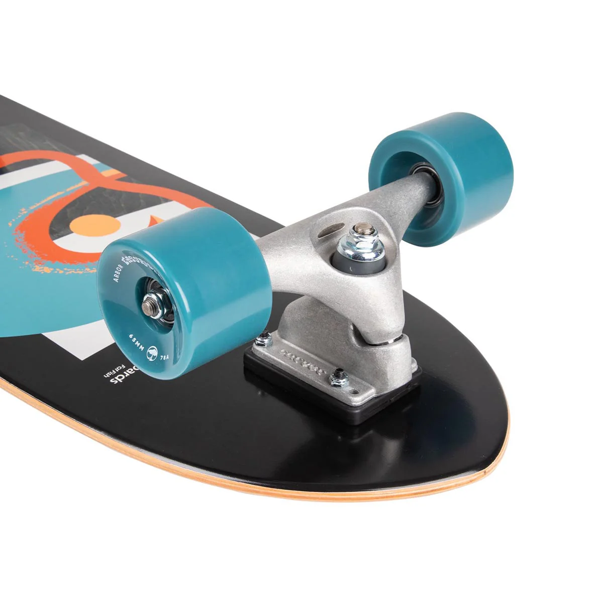 Arbor CX Fat Fish Pre-Built Surfskate Complete - Image 3