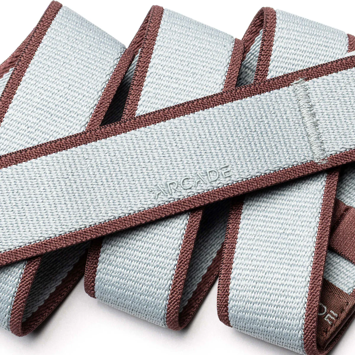 Arcade Carto Slim Belt - Cloud/Burgundy - Image 2