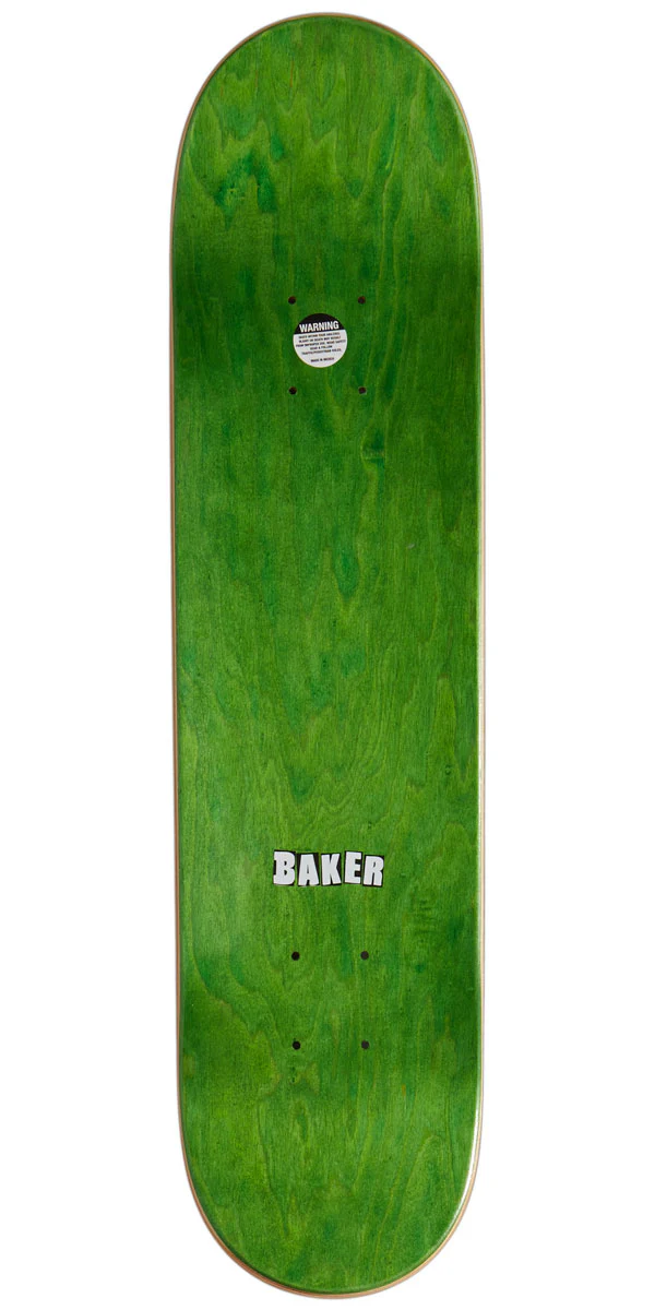 Baker Brand Logo Skateboard Deck - White - 7.30" - Image 2