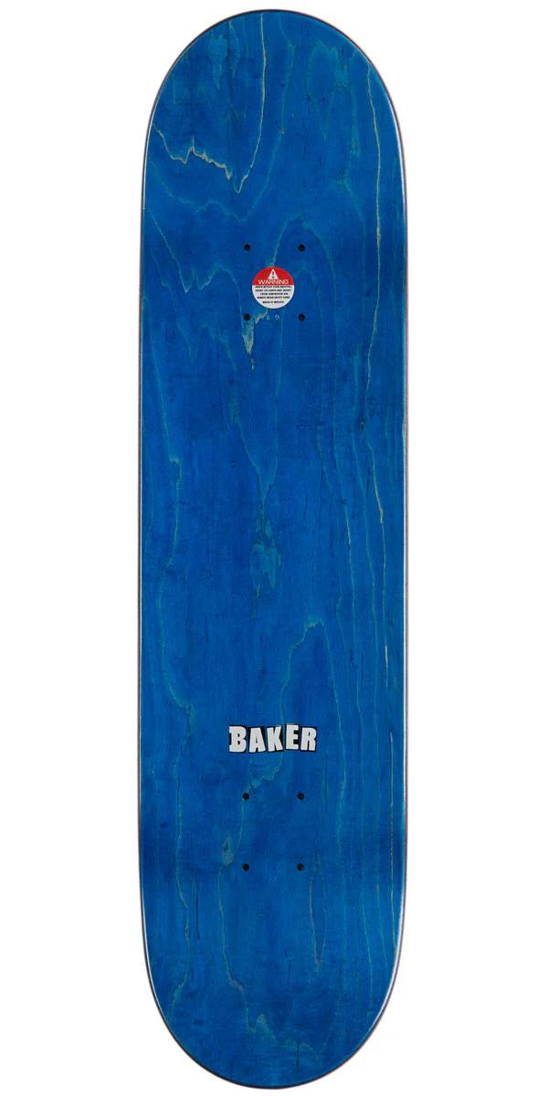 Baker Brand Logo Skateboard Deck - White - 8.00" - Image 2