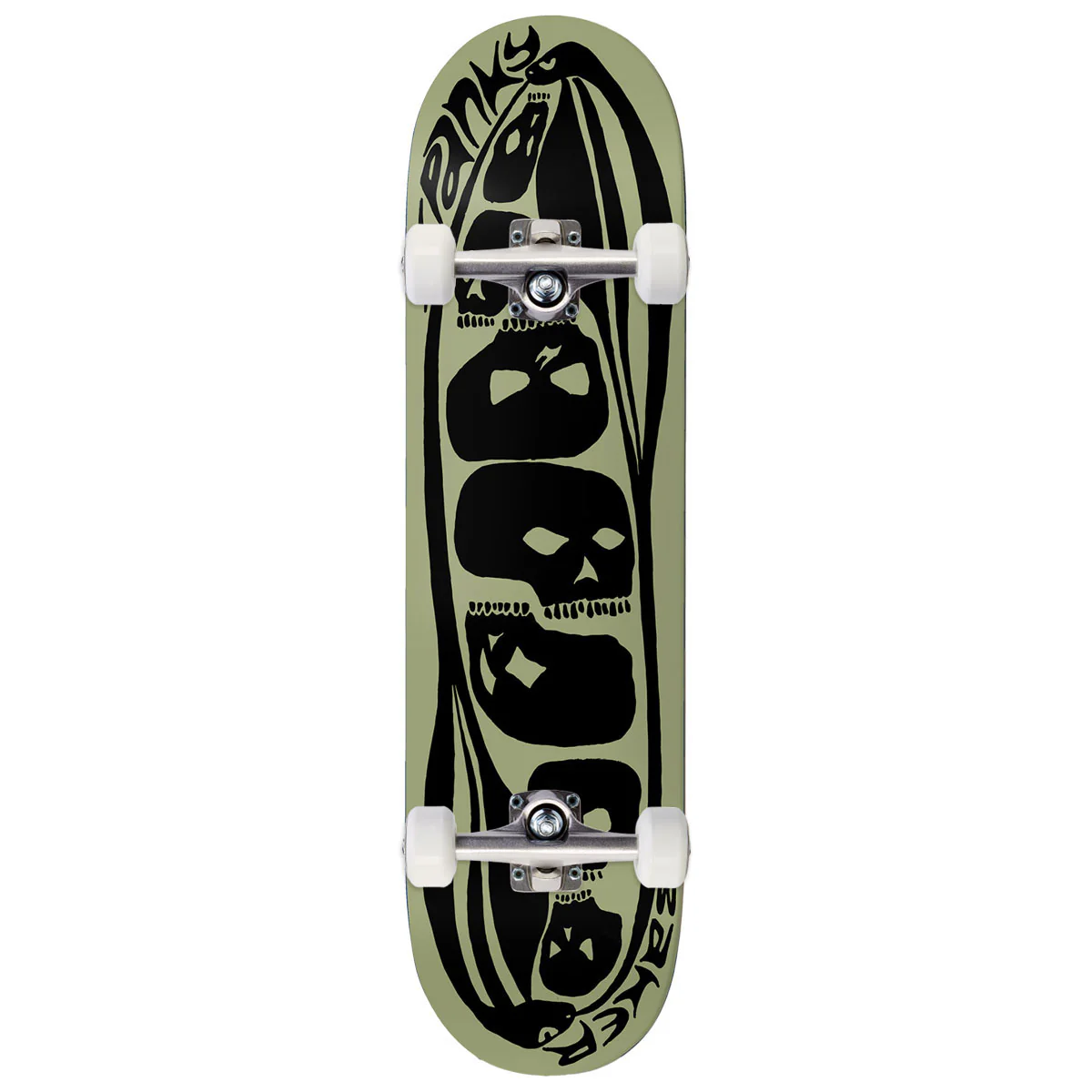 Baker Kevin Spanky Long Brain Rabies Skateboard Complete - 8.25"