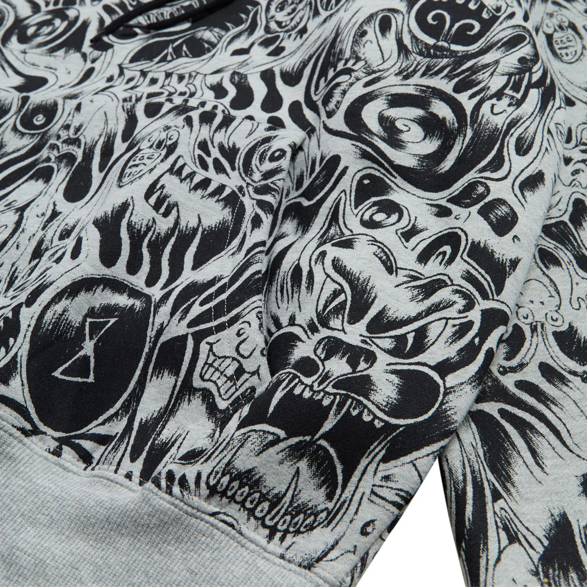 Baker Nightmare Hoodie - Heather Gray - Image 4