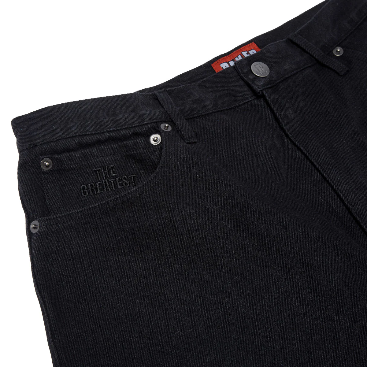 Baker Warner Denim Shorts - Black - Image 3