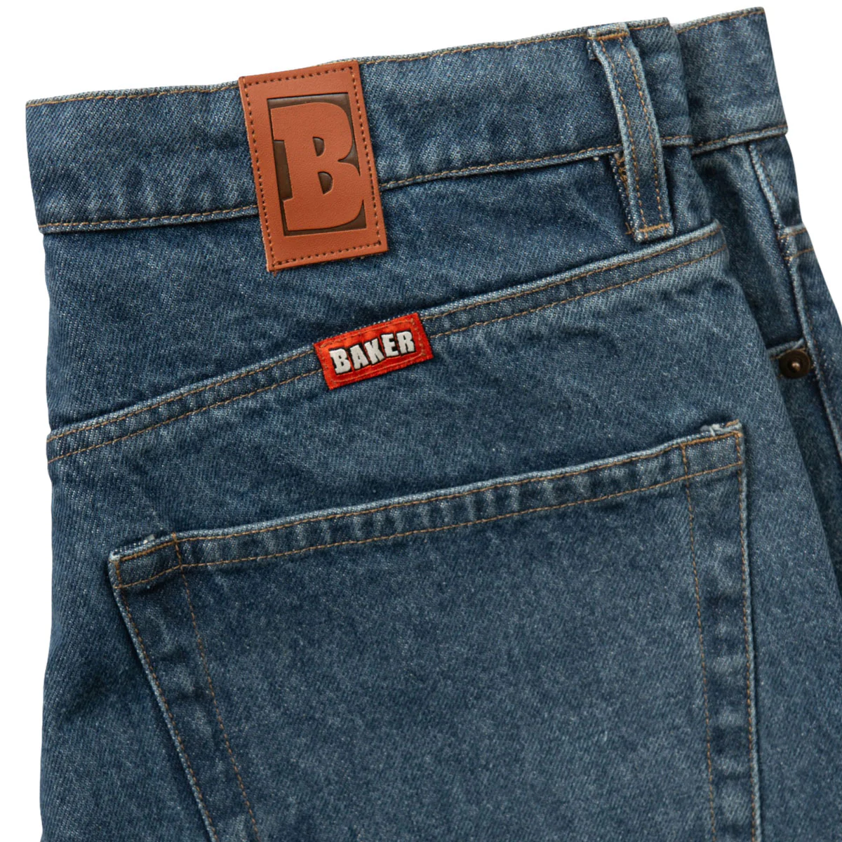 Baker Warner Denim Shorts - Blue - Image 4