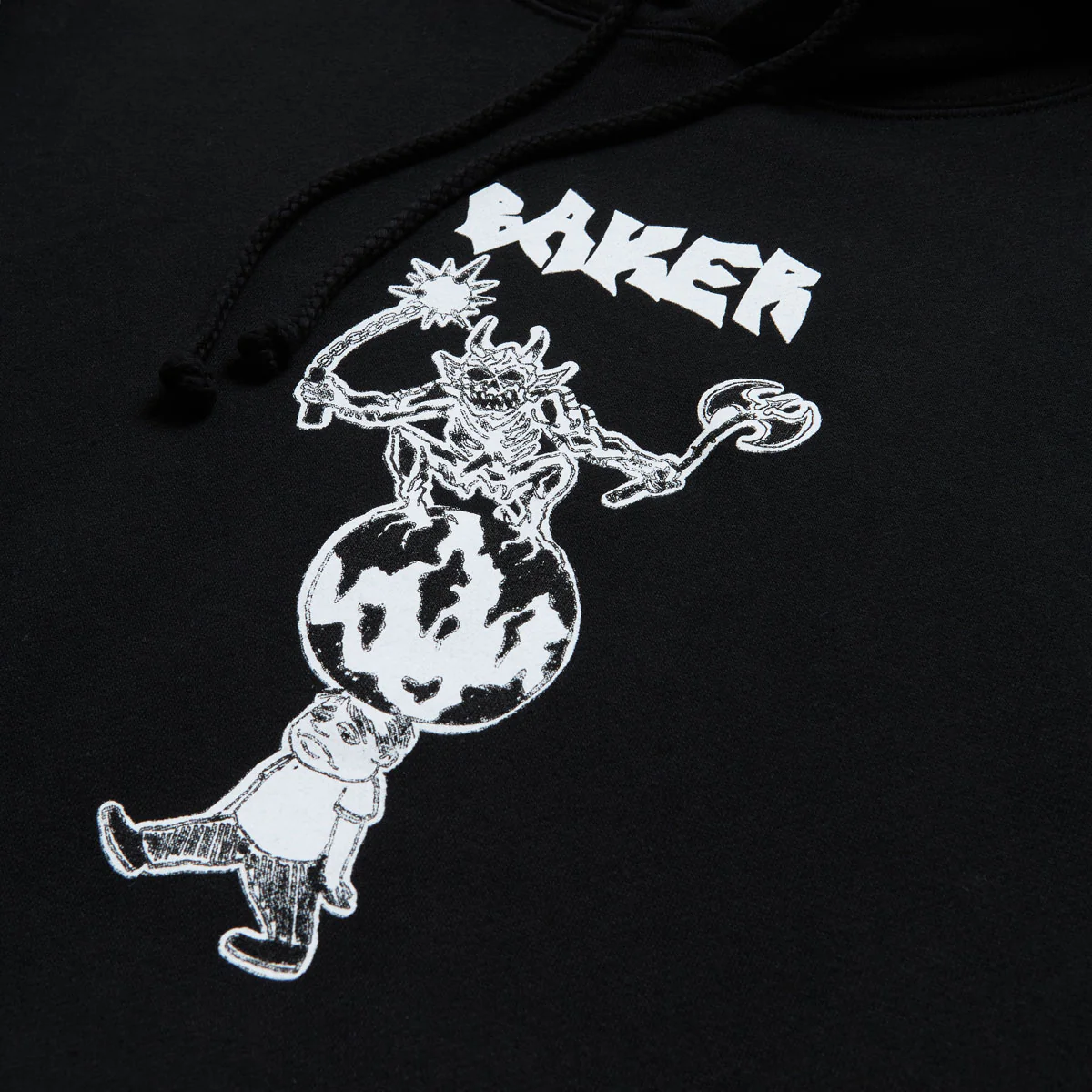 Baker World Crusher Hoodie - Black - Image 2