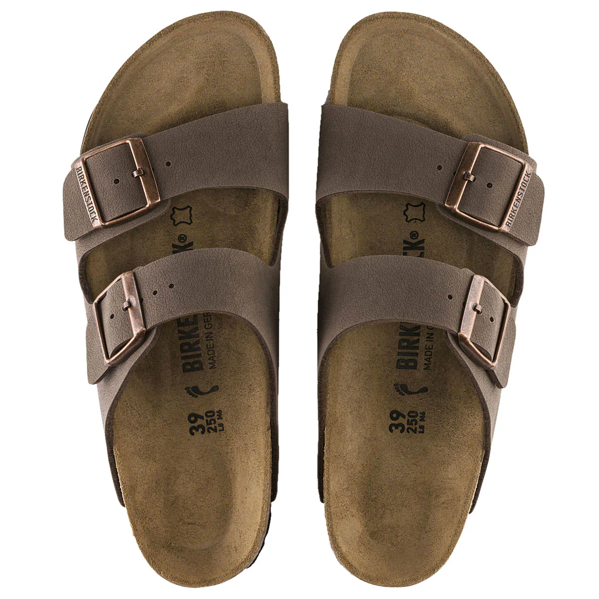 Birkenstock Arizona Sandals - Mocha Birkibuc - Image 3