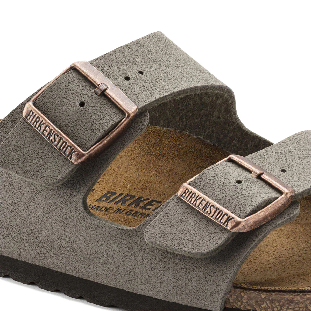 Birkenstock Arizona Sandals - Stone Birkibuc - Image 5