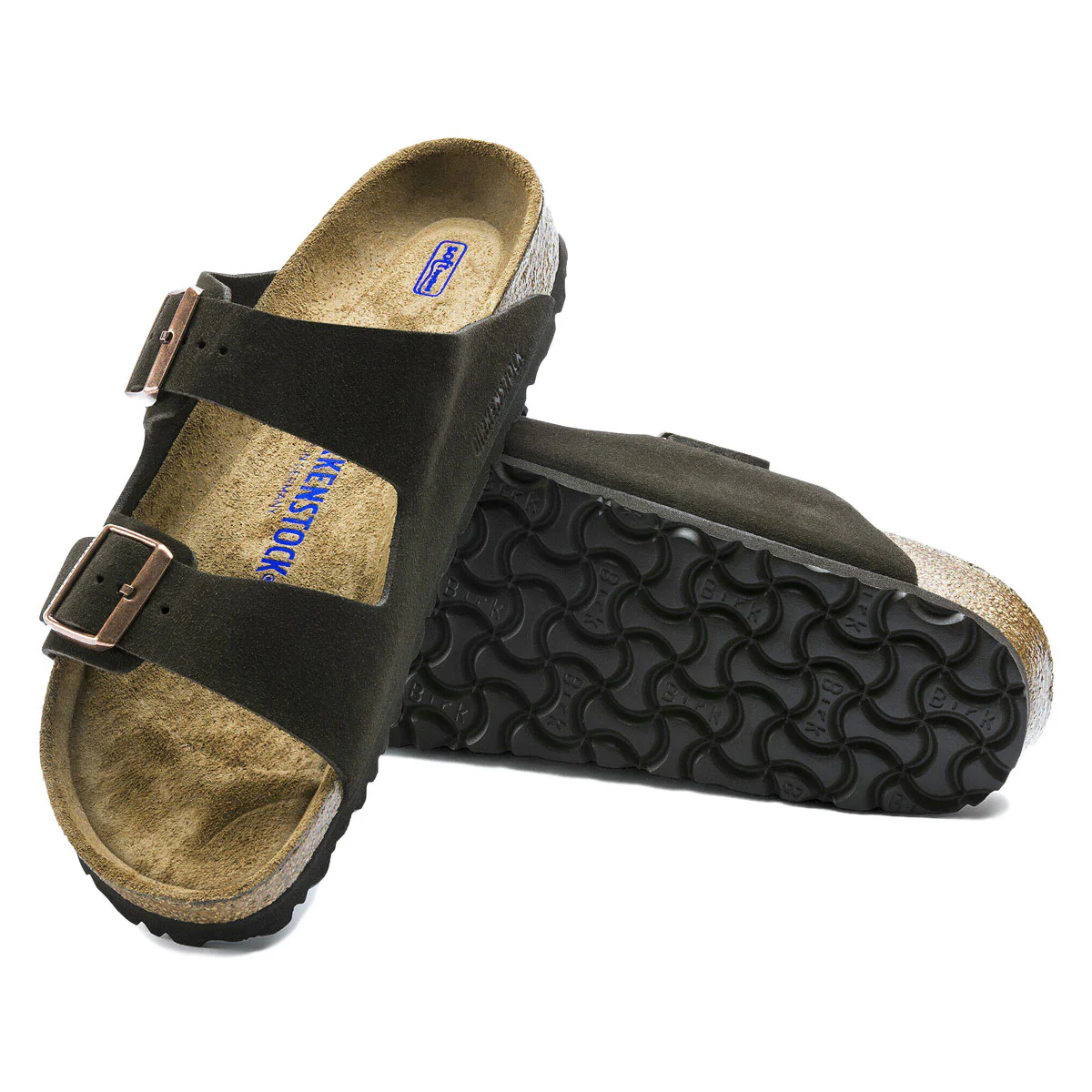 Birkenstock Arizona Soft Footbed Sandals - Mocha Suede - Image 4