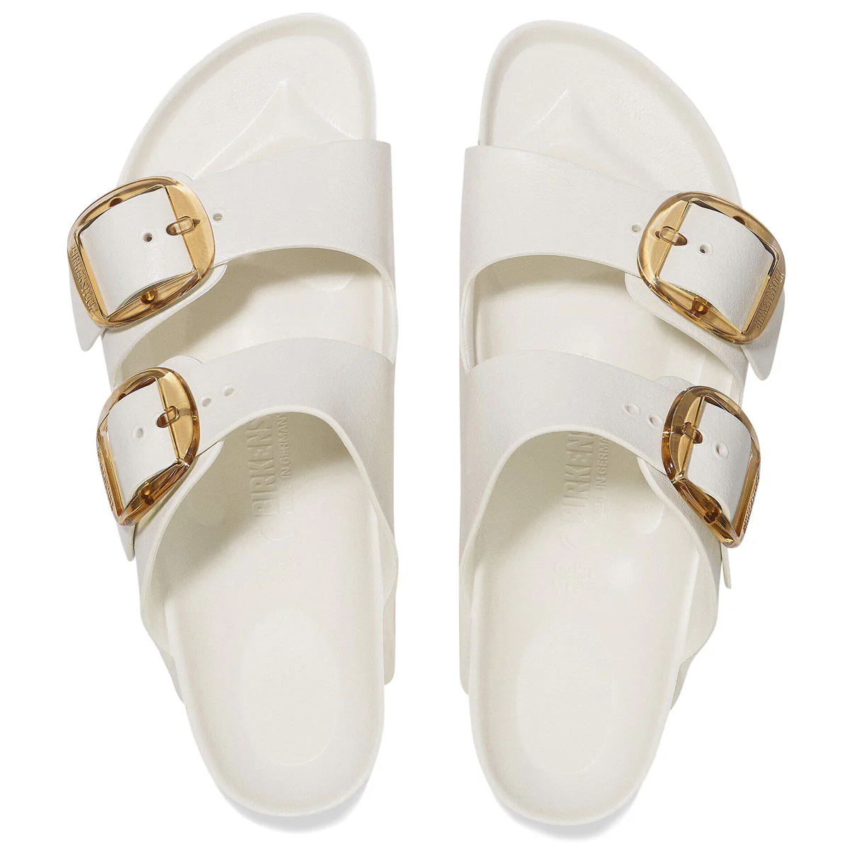 Birkenstock Womens Arizona Big Buckle EVA Sandals - Eggshell - Image 3
