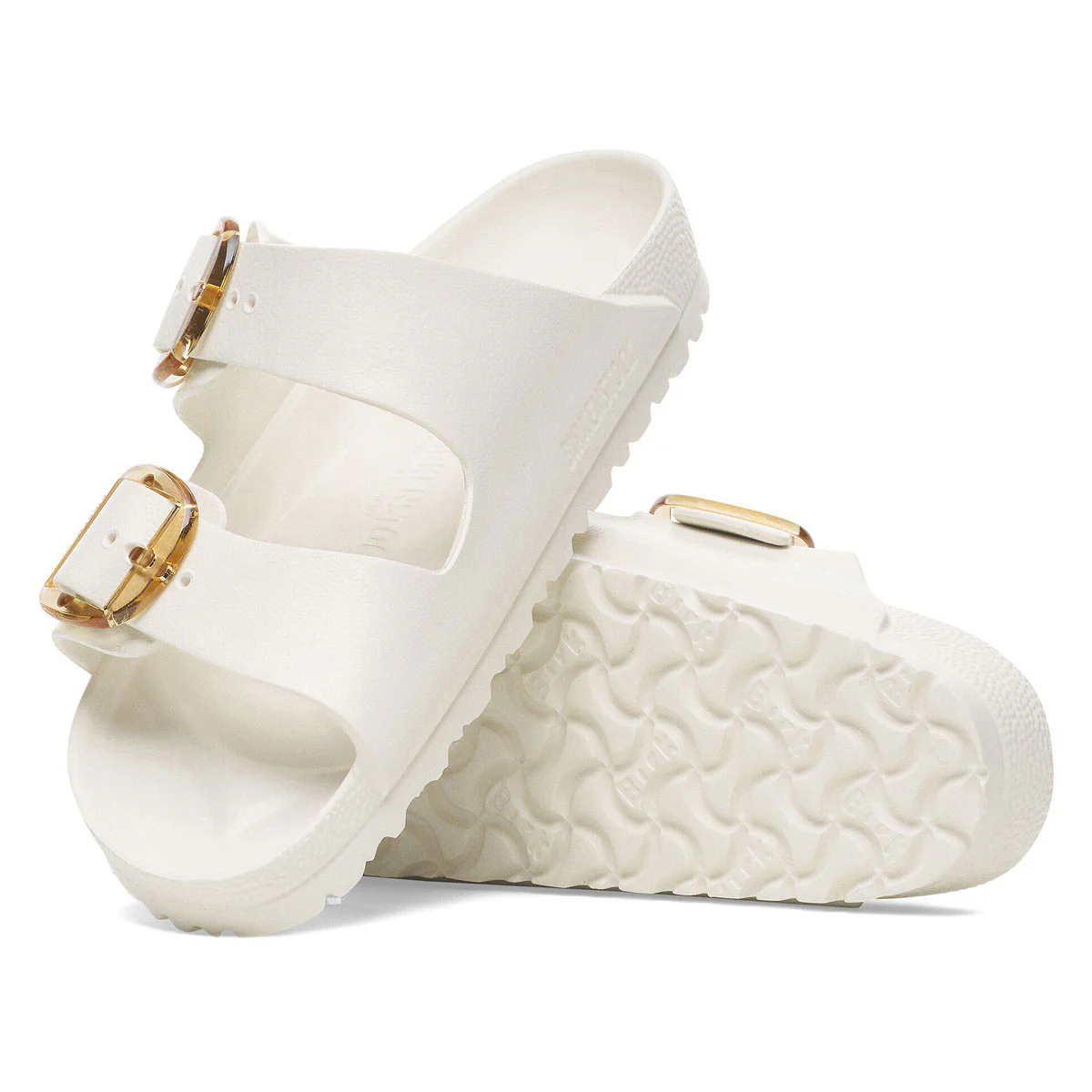 Birkenstock Womens Arizona Big Buckle EVA Sandals - Eggshell - Image 4