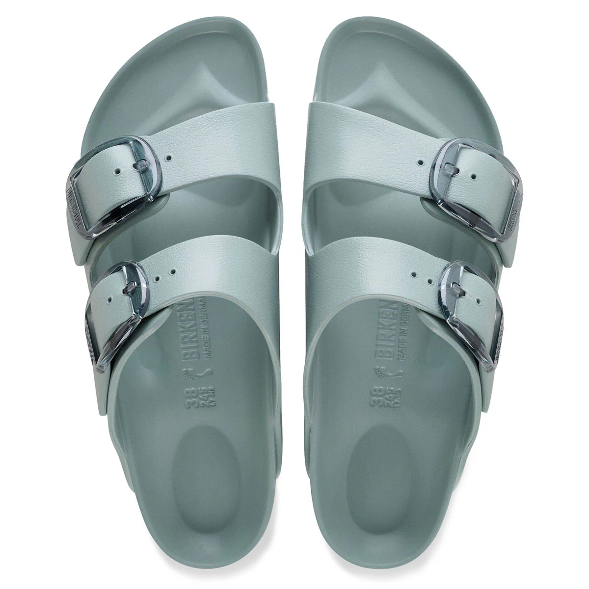 Birkenstock Womens Arizona Big Buckle EVA Sandals - Pure Sage - Image 3
