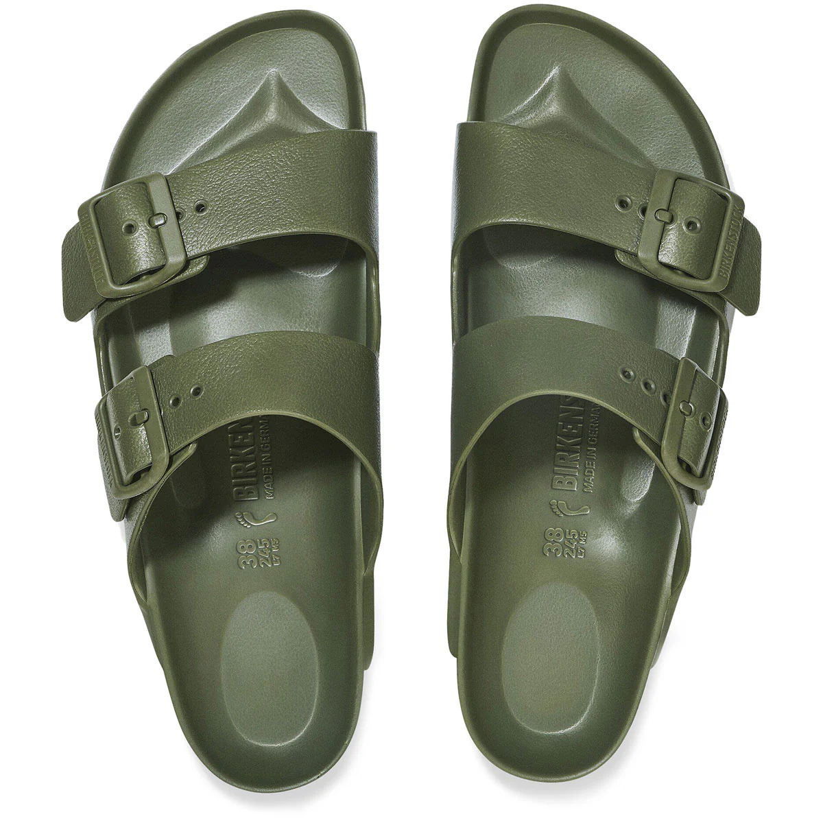 Birkenstock Womens Arizona EVA Sandals - Khaki - Image 3