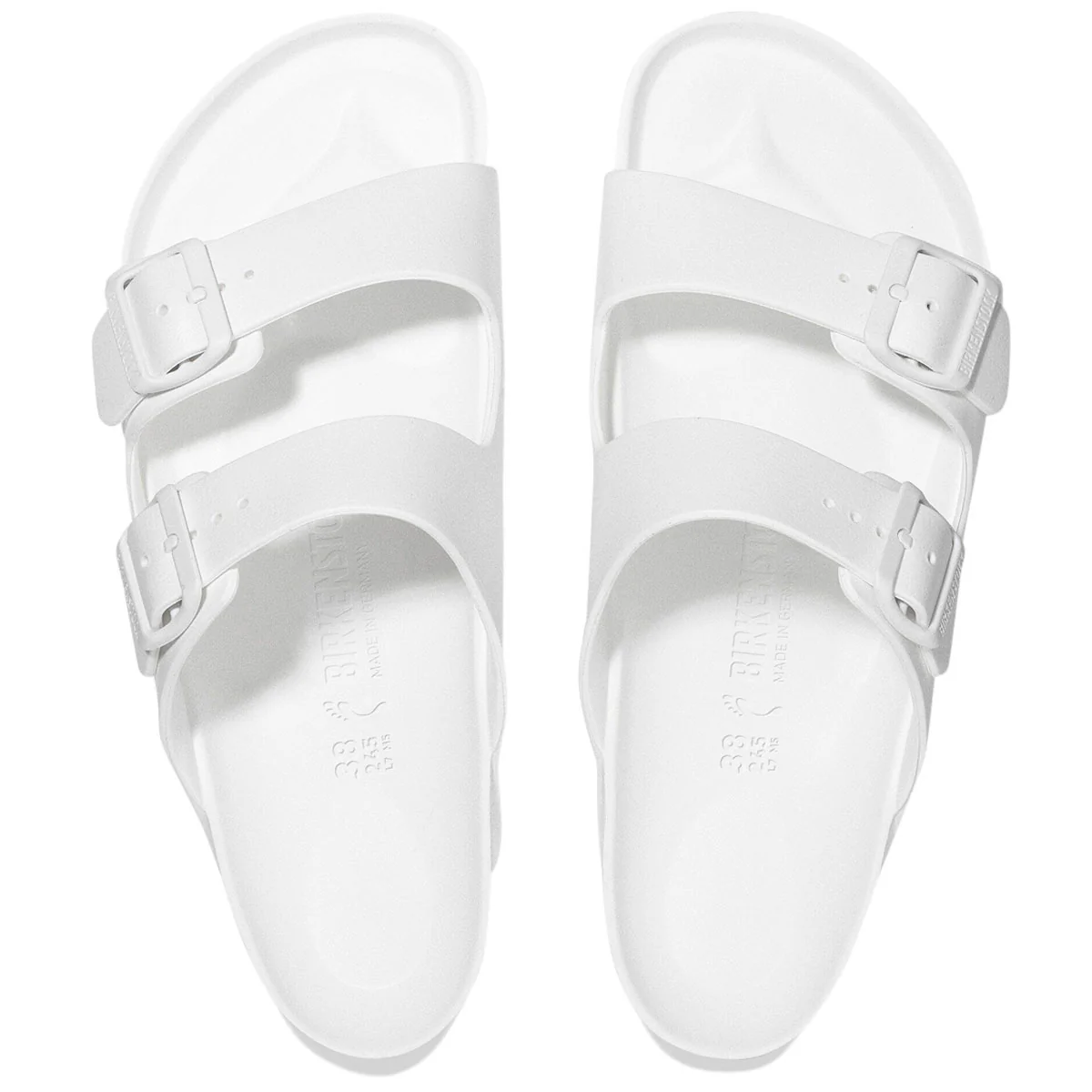 Birkenstock Womens Arizona EVA Sandals - White - Image 3