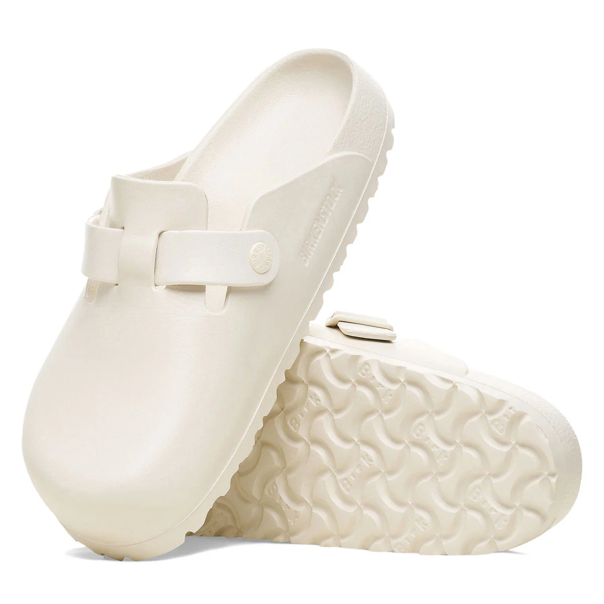 Birkenstock Womens Boston EVA Sandals - Eggshell - Image 4