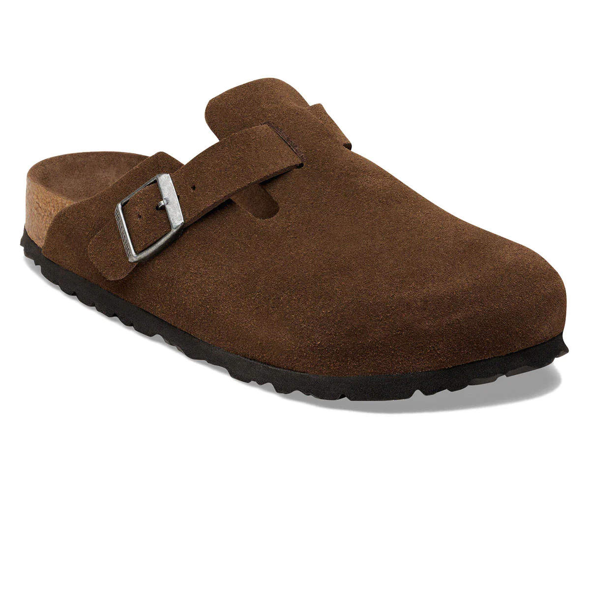 Birkenstock Womens Boston Soft Footbed Sandals - Carafe Suede - Image 5