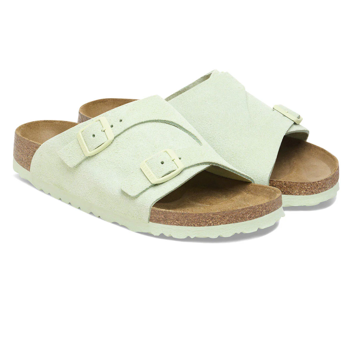 Birkenstock Zurich Sandals - Faded Lime - Image 2