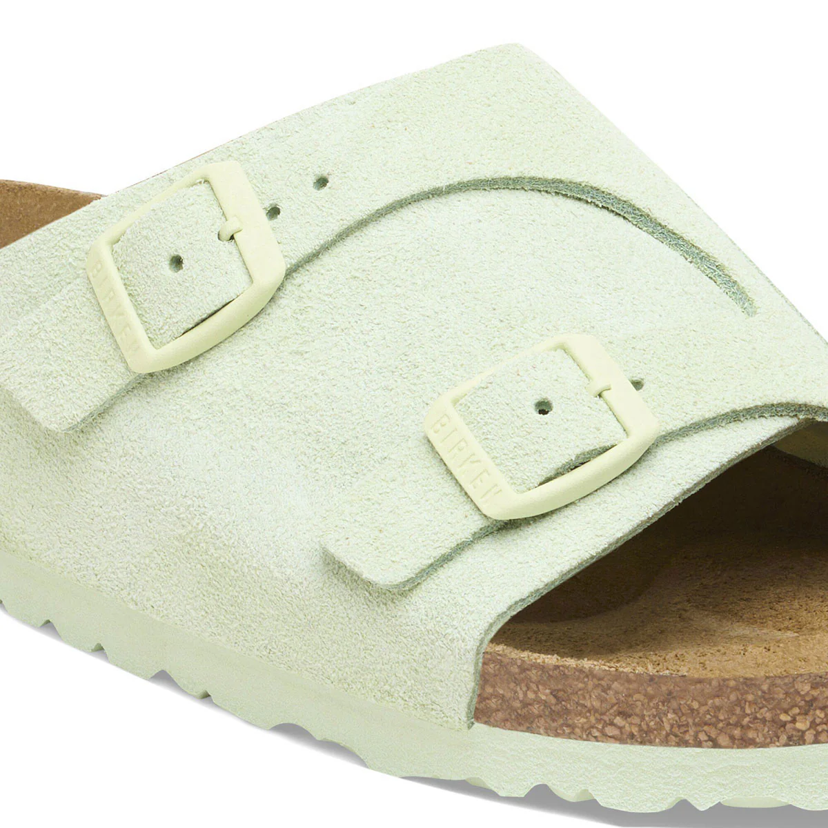 Birkenstock Zurich Sandals - Faded Lime - Image 5
