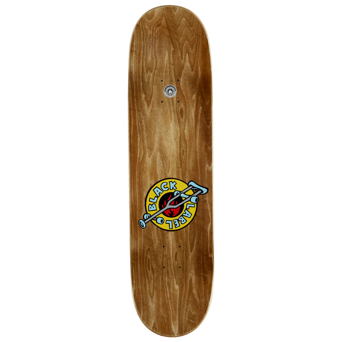 Black Label Crutch Skateboard Deck - 8.50" - Image 2