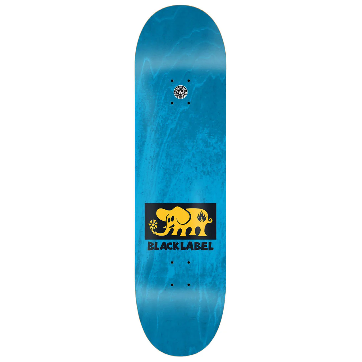 Black Label Elephant Block Skateboard Complete - Yellow - 8.50" - Image 2