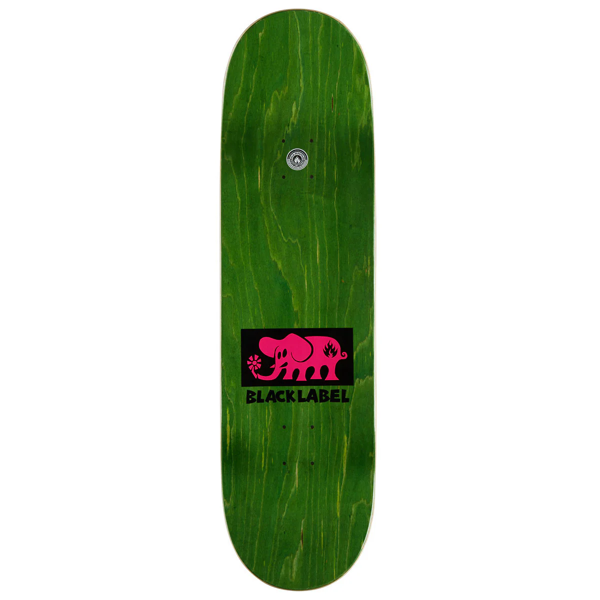 Black Label Elephant Block Skateboard Deck - Pink - 8.75" - Image 2