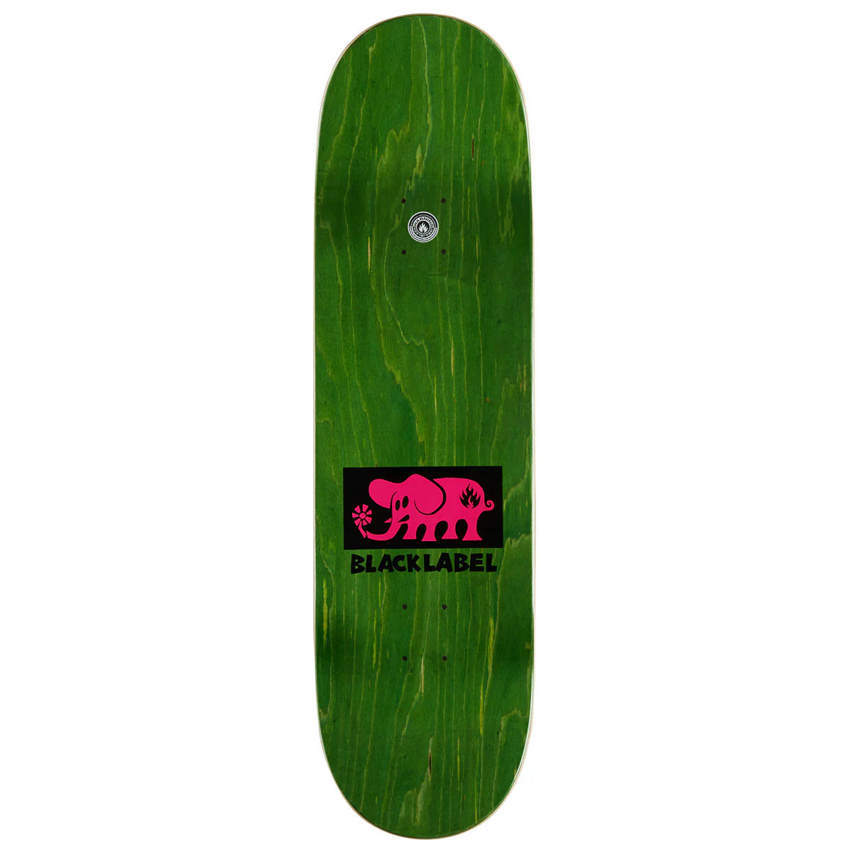 Black Label Elephant Block Skateboard Deck - Pink - 9.00" - Image 2