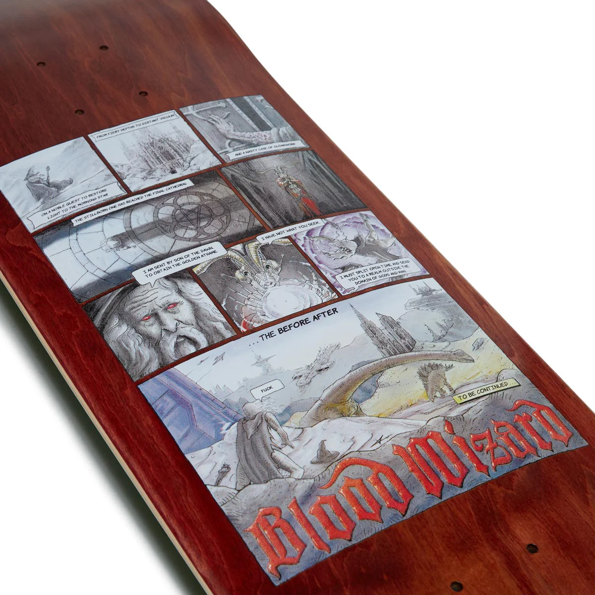 Blood Wizard Outer Realms Comic Skateboard Complete - 8.50" - Image 3