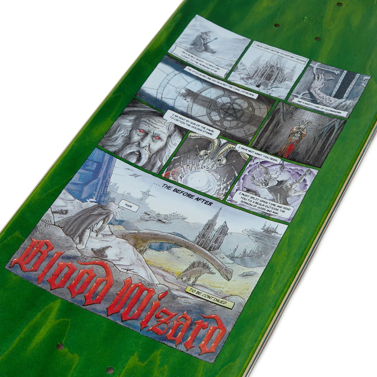 Blood Wizard Outer Realms Comic Skateboard Deck - 8.50" - Image 4