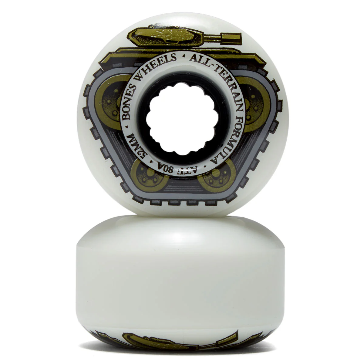 Bones ATF All Tank 80a Skateboard Wheels - 52mm - Image 2