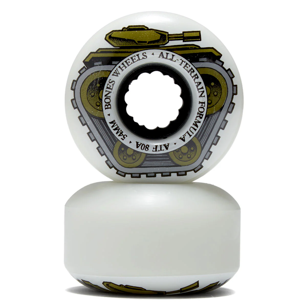 Bones ATF All Tank 80a Skateboard Wheels - 54mm - Image 2